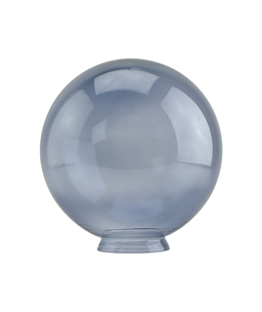 200mm Smoked Glass Globe Light Shade (80mm Fitter)